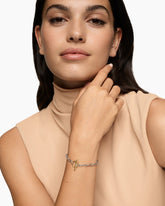 DY Madison® Toggle Chain Bracelet in Sterling Silver with 18K Yellow Gold, 3mm